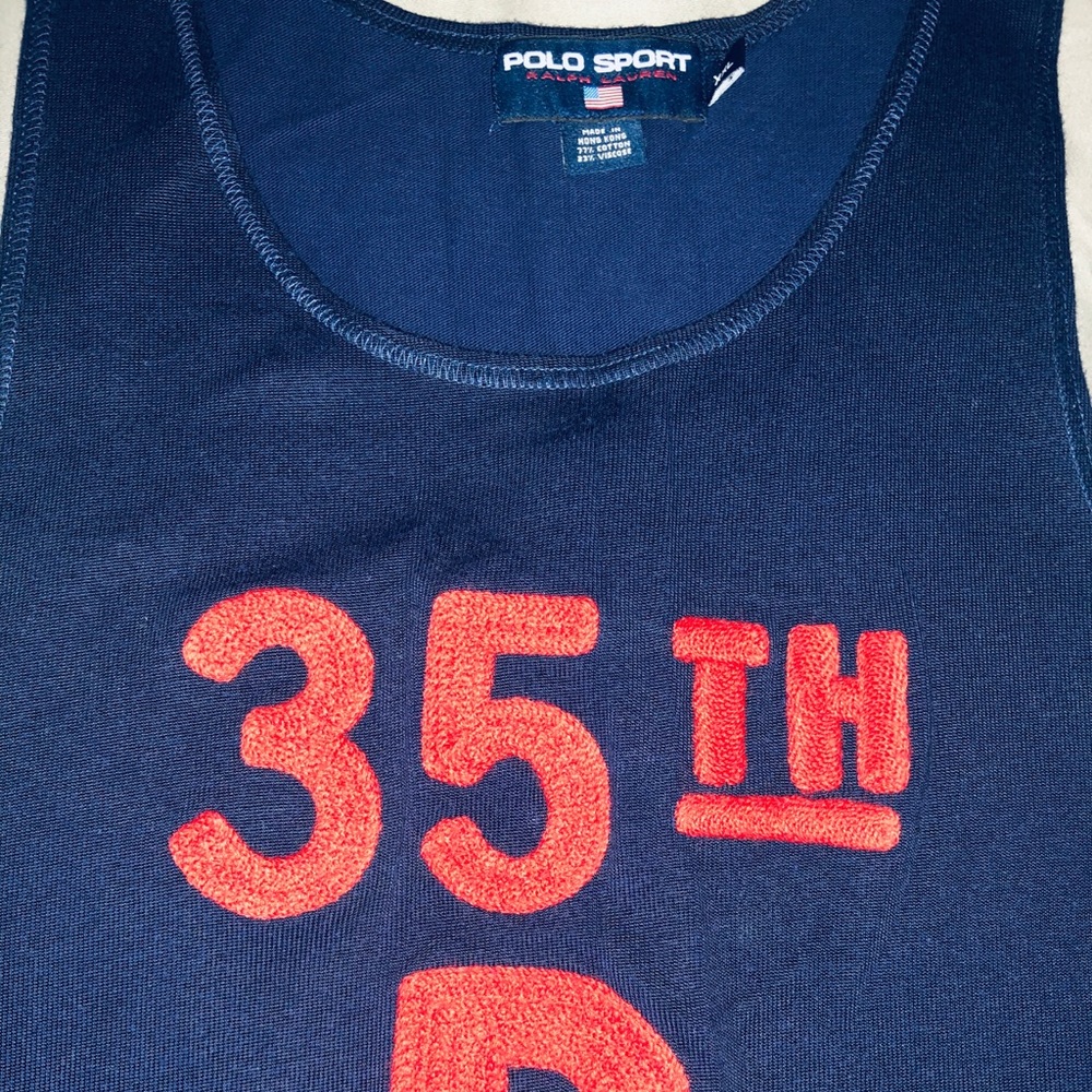 Vintage Polo Sport Jersey style tank jersey